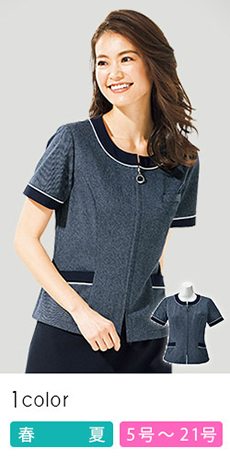 【在庫限り】[春夏用]オーバーブラウス[ニット](34-AJ0838)