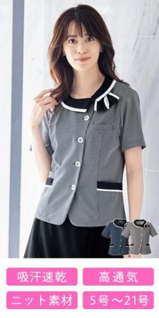 [春夏用]オーバーブラウス[ニット/高通気/吸湿放湿](34-AJ0854)