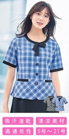 [春夏用]オーバーブラウス[吸汗速乾](34-AJ0856)