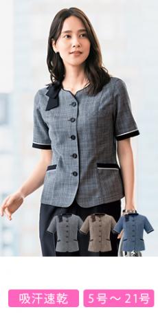 [春夏用]オーバーブラウス[高通気](34-AJ0862)