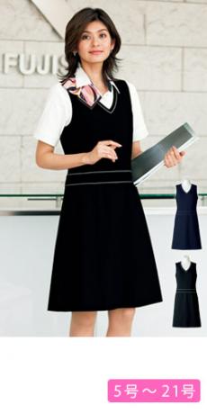 [春夏用]軽量・ストレッチジャンパースカート(34-AO5800)