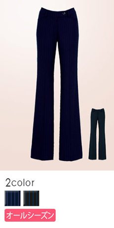 【在庫限り】[通年]<OutlastⅠ>温度調整機能付 スラっと魅せるカラーストライプ・パンツ(34-AP6217)