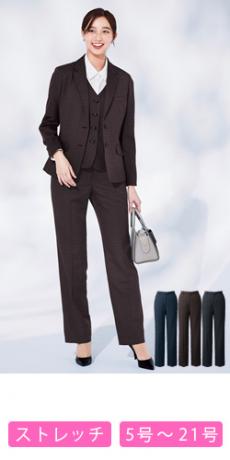 [通年]パンツ[チェック/ストレッチ](34-AP6258)