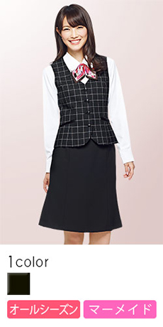 [通年]体のラインを美しく見せるマーメイドスカート<54cm>(34-AS2279)