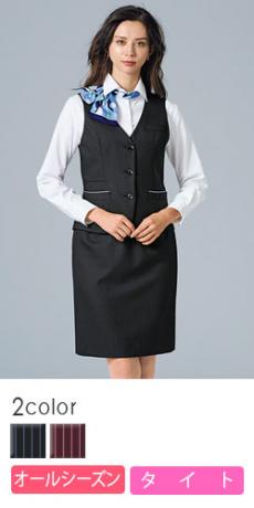 [通年]<Opinion>知性の“極みストライプ”タイトスカート<後ろゴムでラク>(34-AS2287)