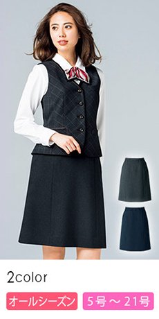 [通年]Aラインスカート[トラッドパターン](34-AS2307)