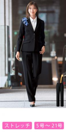 [通年]裾上げらくらくパンツ[ストレッチ](34-BCP6105)