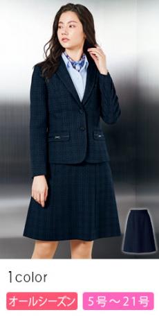 [通年]Aラインスカート[チェック/ストレッチ](34-BCS2109)