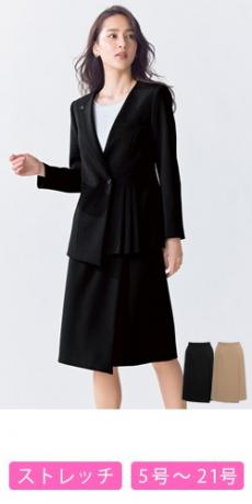 [通年]ラップスカート[ロング丈/ストレッチ](34-BCS2112)