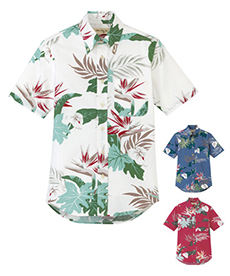 ボタンダウンアロハシャツ[男女兼用](34-FB4518U)