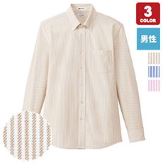 ニット吸汗速乾長袖シャツ[男性用](34-FB5028M)