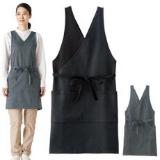 胸当てエプロン[男女兼用](34-FK7188)