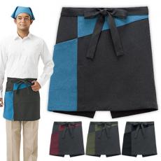 和風ショートエプロン[男女兼用](34-FK7200)