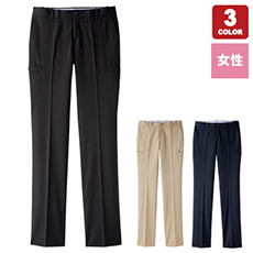 【在庫限り】カーゴパンツ/股下フリー[女性用](34-FP6304L)