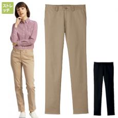 ストレートパンツ/股下フリー[女性用](34-FP6317L)