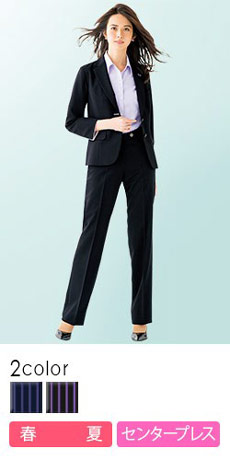 [春夏用]<Leger>涼しさとイージーケアが魅力。ストレートラインのパンツ(34-LP6718)