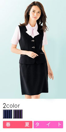 [春夏用]<Leger>涼しさとイージーケアが魅力の知的なタイトスカート(34-LS2754)