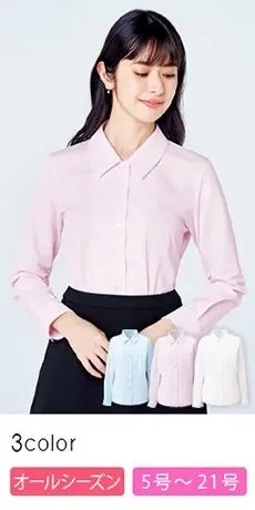 長袖ブラウス[ニット/ストレッチ](34-RB4167)