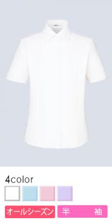 [通年]動きやすくて疲れにくい!新感覚のニットブラウス[半袖](34-RB4542)