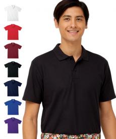 【在庫限り】[春夏用]カノコ半袖ポロシャツ[胸ポケット無し][男女兼用](41-00193CP)