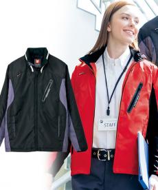 [秋冬用]フードイン中綿ジャケット[男女兼用](61-10304)