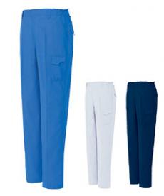 [春夏用]エコワーカークール シャーリングパンツ[ノータック](61-1750)