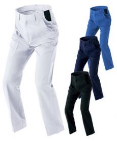 [秋冬用]ノータックワークパンツ[男女兼用](61-1920)