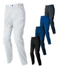 [秋冬用]ストレッチ裏綿 ワークパンツ[ノータック][男女兼用](61-2520)