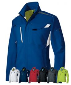 [春夏用]ストレッチ裏綿 長袖サマーブルゾン[男女兼用](61-2530)