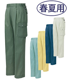 [春夏用]エコ T/C ニューワーク カーゴパンツ[ツータック](61-284)