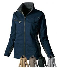 [春夏用]アジト ペンタスストレッチ レディース長袖サマーブルゾン[女性用](61-30640)