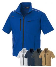 [春夏用]ムービンカット半袖サマーブルゾン[男女兼用](61-3332)