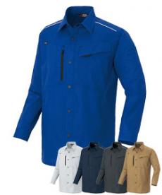 [春夏用]ムービンカット長袖シャツ[男女兼用](61-3335)