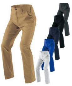 [春夏用]ノータックワークパンツ[男女兼用](61-3350)