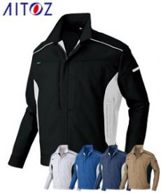 [秋冬用]エコT/Cストレッチ長袖ブルゾン[男女兼用](61-3501)