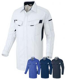 [春夏用]長袖シャツ[男女兼用](61-5135)