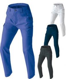 [春夏用]ノータックカーゴパンツ[男女兼用](61-5151)