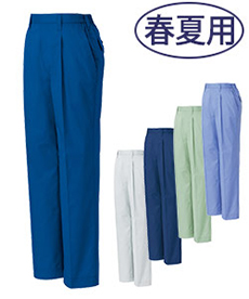 [春夏用]レディーススタイリッシュパンツ[ワンタック][女性用](61-5318)