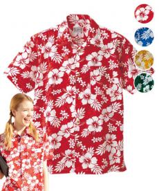 アロハシャツ(ハイビスカス)[男女兼用](61-56102)