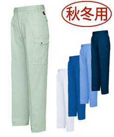 [秋冬用]エコ交織マルチワーク カーゴパンツ[ツータック](61-6364)