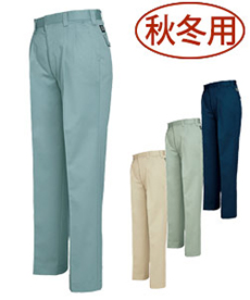 [秋冬用]エコT/Cツイル ワークパンツ[ツータック](61-6382)