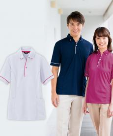 サイドポケットポロシャツ[男女兼用](61-7668)