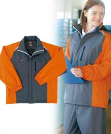 [秋冬用]TULTEXスポーツカラー防寒ショートコート[フード付き・取り外し可能](61-8471)