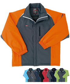 [秋冬用]TULTEXスポーツカラー防寒ショートコート[フード付き・取り外し可能](61-8471)