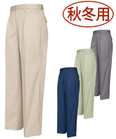 【在庫限り】[秋冬用]帯電防止ベストT/Cツイルワンタックワークパンツ(61-892)