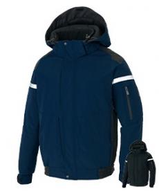 [秋冬用]フルハーネス対応 防寒ブルゾン[男女兼用](61-8976)