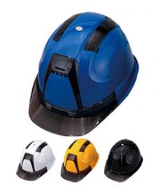 [帽体 ABS製/ひさし・通気孔カバー PC製]通気孔付きヘルメット  ヴェンティー (61-TS390FOT)