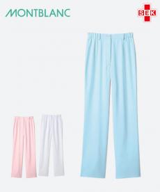 レディースノータックパンツ/股下フリー[女性用](71-73-1351)