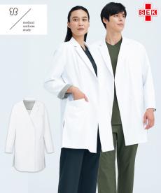 uka[ウカ] メディカルユニフォームスタディ ドクターコート[男女兼用](71-UM101)