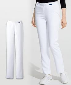 レディースストレートパンツ 総ゴム/股下フリー[女性用](76-6007EW)